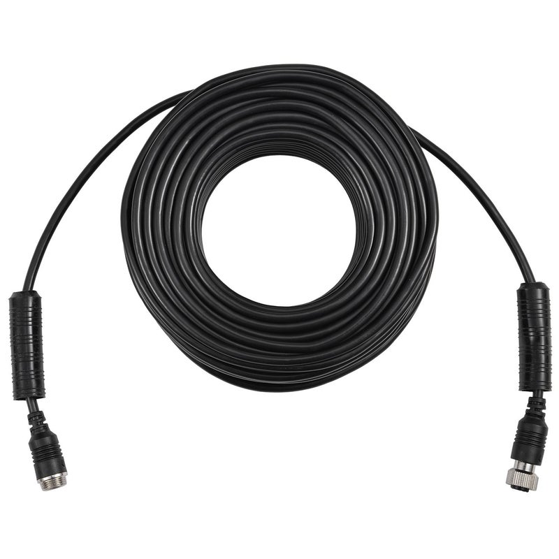 DALLUX Backup Camera Cable 4PIN Video Power Aviation Extension Wire for Vehicle Car Camper Bus Van Truck Motorhome Trailer RV Reverse Rearview Monitor CCTV System Waterproof Shock Proof 20m 65.7ft - Image 2